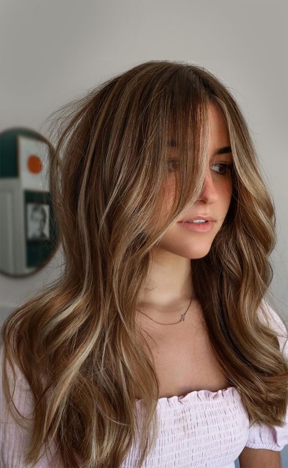 27 Cute Dirty Blonde Hair Ideas To Wear in 2022 : Toffee Hair Colour with  Milky