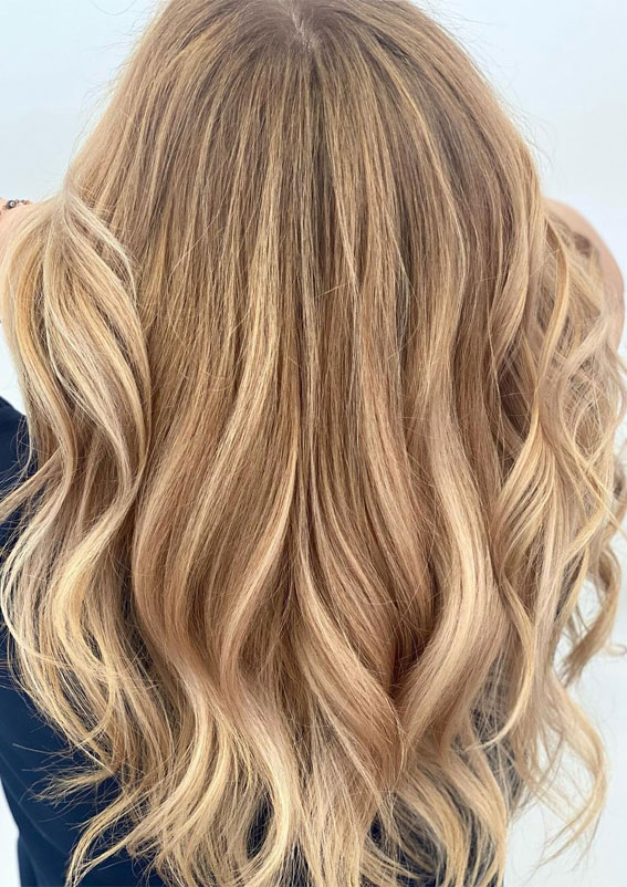 french balayage, honey blonde hair color
