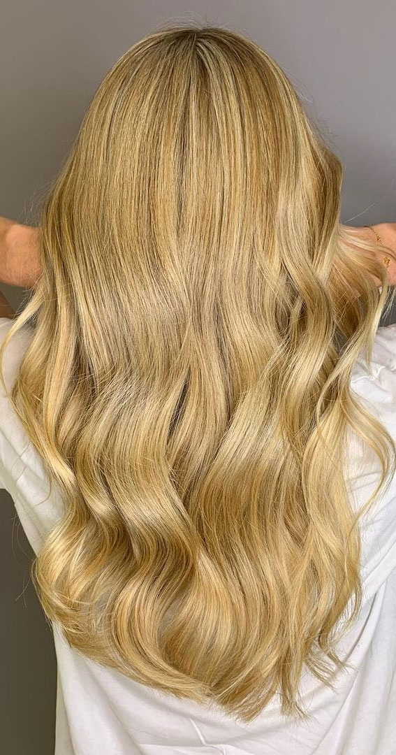 30+ Honey Blonde Hair Color Ideas : Honey Blonde Long Length