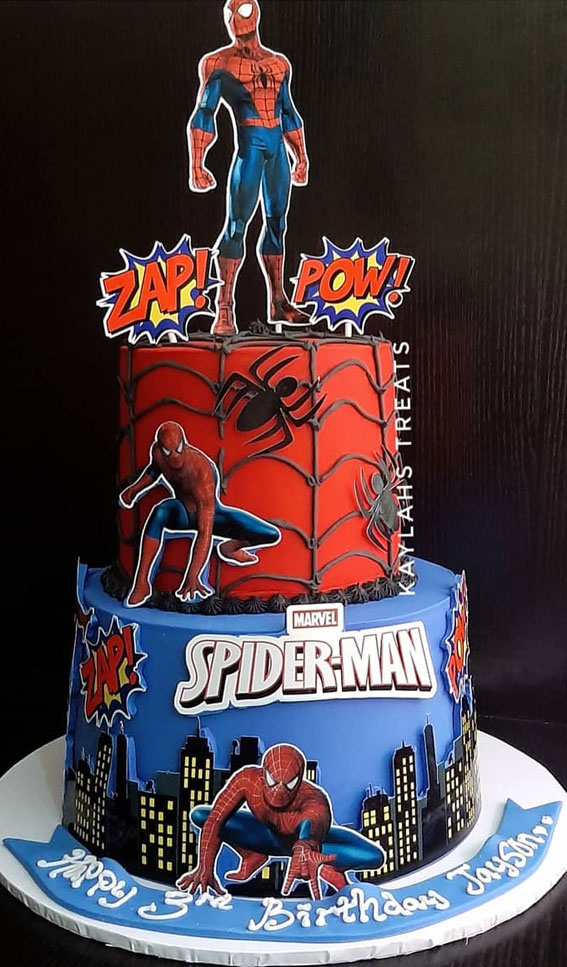 Spiderman Cakes | Kids Cake Designs Noida & Gurgaon - Creme Castle-nextbuild.com.vn