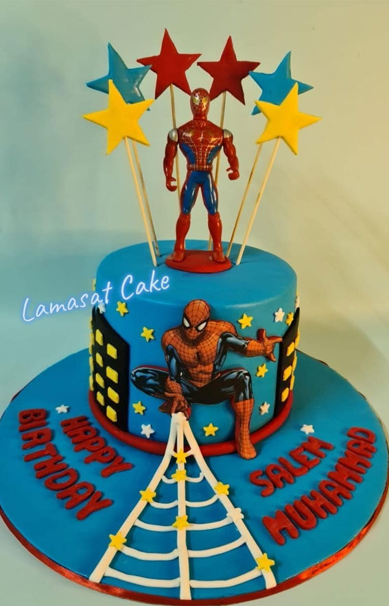 Spiderman Themed drip cake – Zara Cakes-cokhiquangminh.vn
