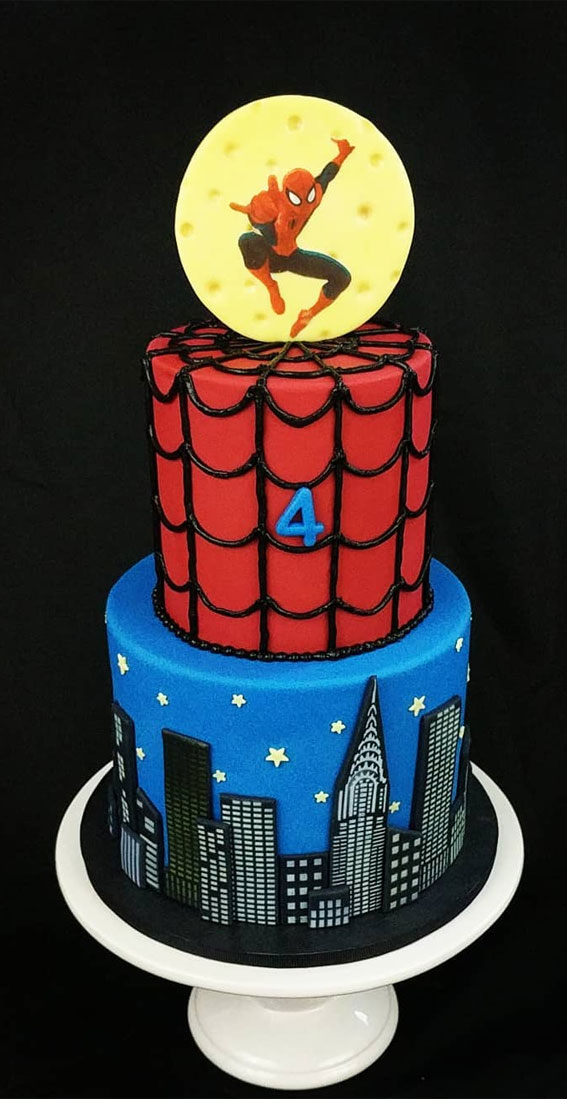 25 Spiderman Birthday Cake Ideas To Thrill Every Child : Chocolate Spiderman Cake