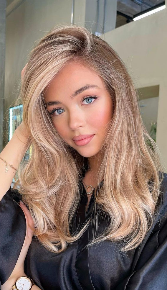 40 Hair Colour Ideas That You Should Try in 2022 : Baby Blonde Balayage