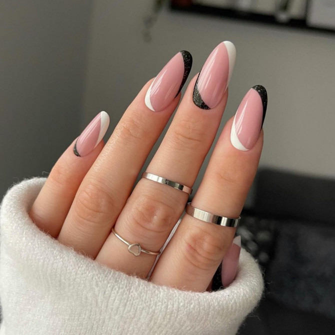 Los Angeles Nail Trend Reverse French Tips Manicure