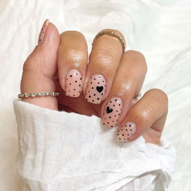 40 Lovely Polka Dots Nail Art Ideas You Need to Know for Summer | Polka dot  nail art, Dot nail designs, Unique acrylic nails