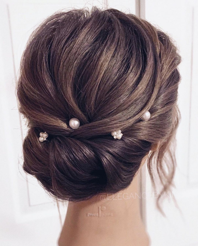40 Beautiful Updo Hairstyles For 2022 : Shoulder Length Updo Hairstyle