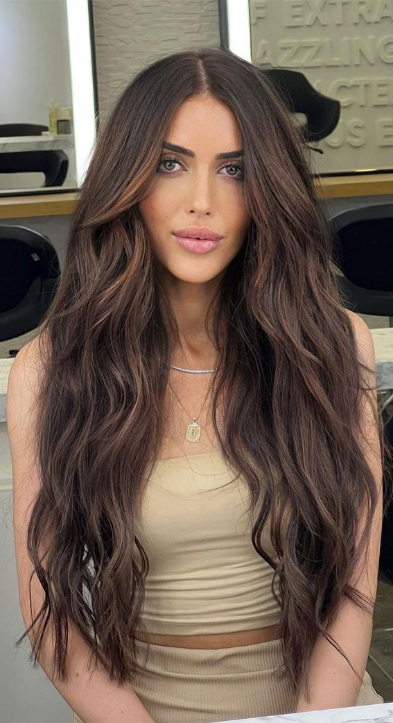 49 Autumn 2022 Hair Colour Trends : Toasted Coconut Natural Waves