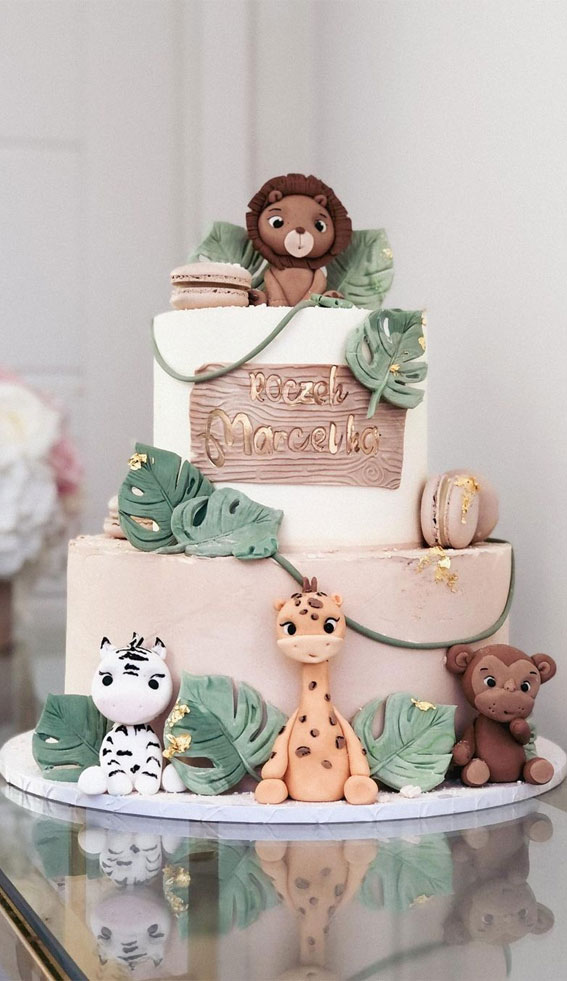 40 Cute First Birthday Cakes in 2022 : Wild One Birthday Cake