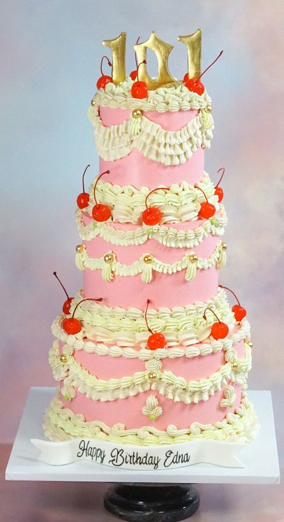 40 Best Lambeth Cake Ideas : Birthday Cake for 101st Birthday