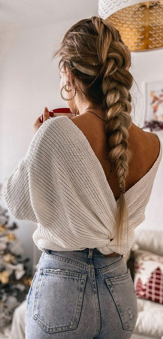 20+ Beautiful Hairstyles to wear in the festive season : Braid Hairstyle