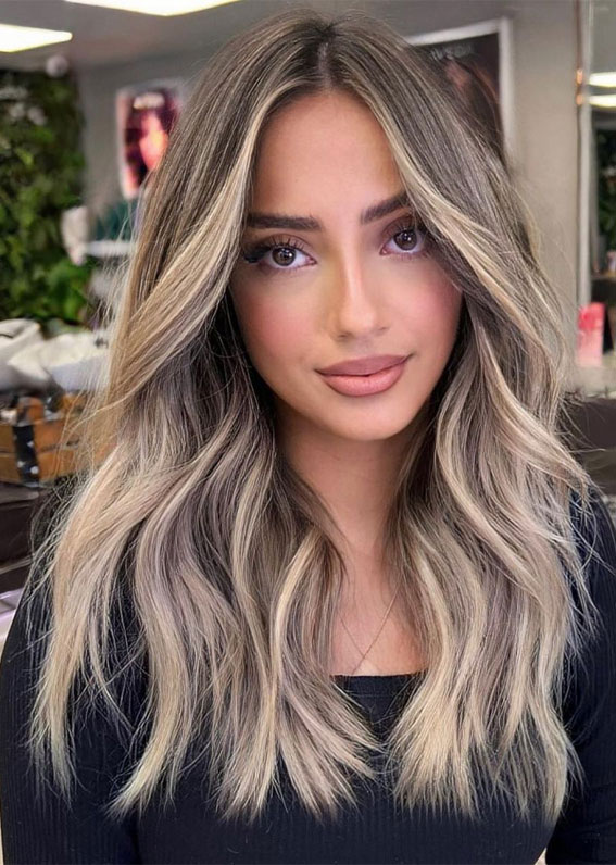 70+ Trendy Hair Colour Ideas & Hairstyles : Blonde Balayage with Lighter  Blonde Face Lights
