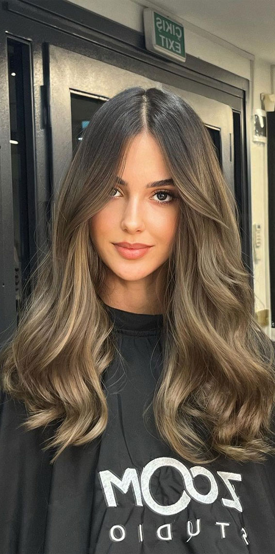 70+ Trendy Hair Colour Ideas & Hairstyles : Ash Blonde Brunette