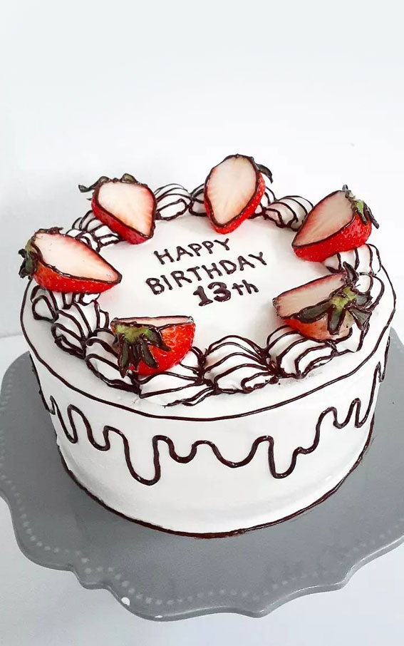 50+ Cute Comic Cake Ideas For Any Occasion : Strawberry Comic