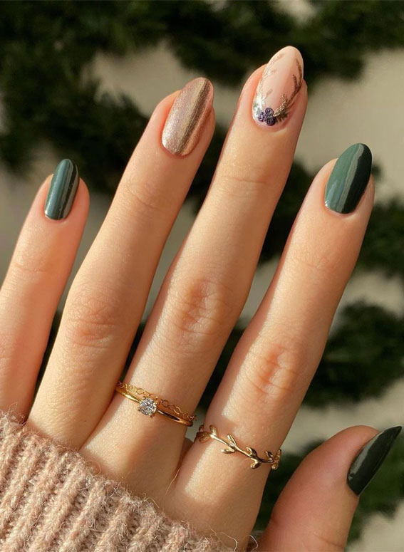 50+ Christmas Nails You Need To Try This Year! - Prada & Pearls