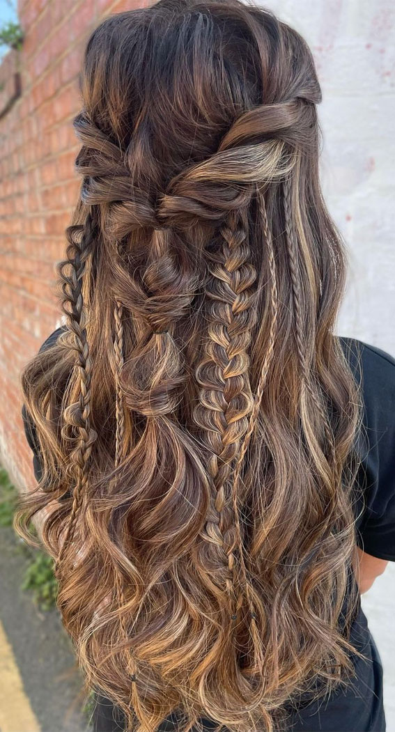 40 Best Prom Hairstyles for 2023 : Braid and a Twist