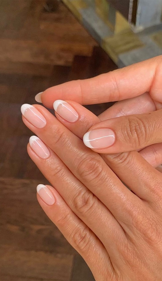 35 Nail Trends 2023 To Have on Your List : Oval French Nails