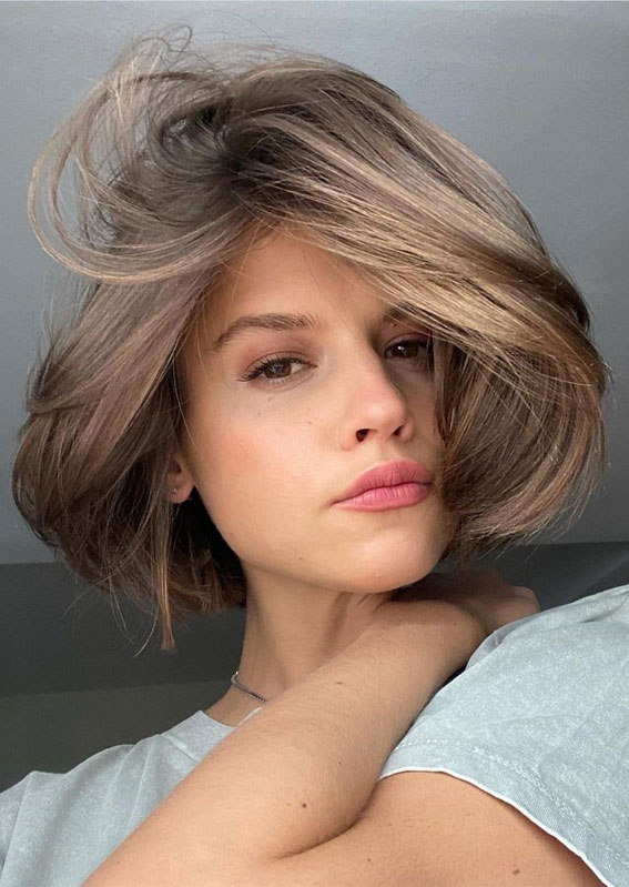52 Best Bob Haircut Trends To Try in 2023 : Trendy Blow Out Bob
