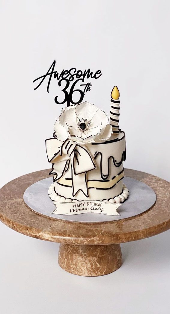 50+ Cute Comic Cake Ideas For Any Occasion : Awesome 36th Birthday