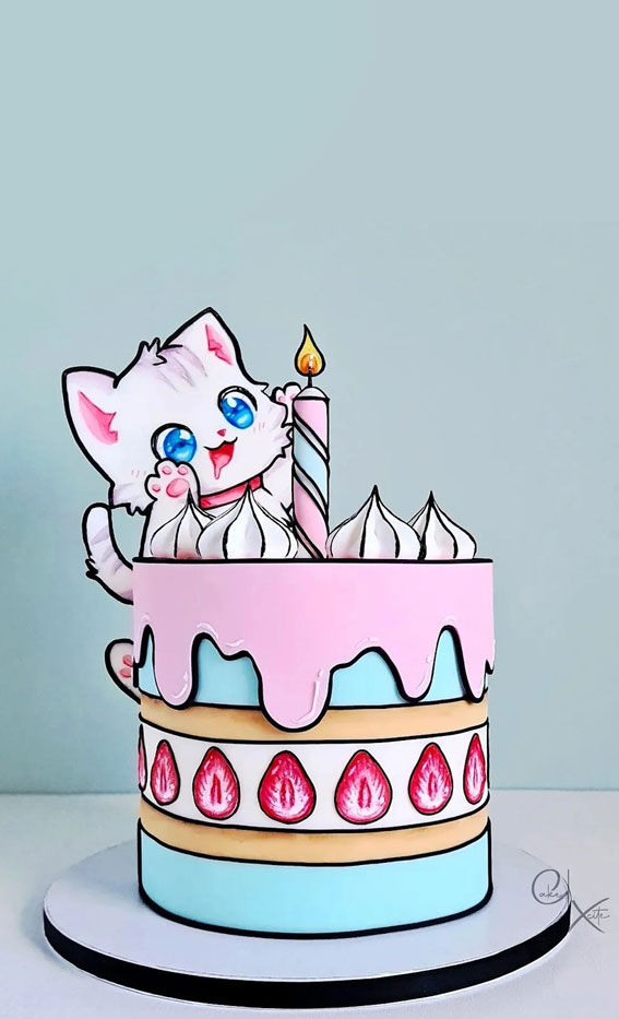 50+ Cute Comic Cake Ideas For Any Occasion : Japanese anime series