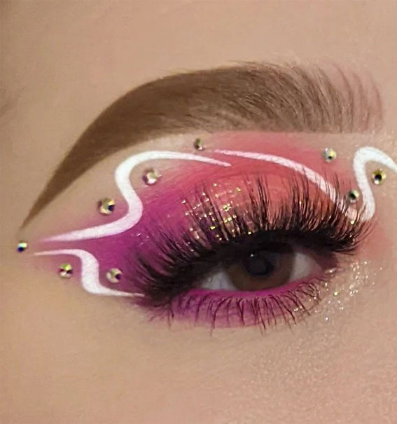 40+ Trendy Eyeshadow Looks : Ombre Peach Pink Look