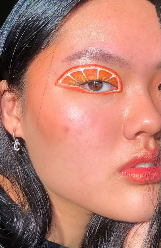 40+ Trendy Eyeshadow Looks : Orange Eyeshadow Looks