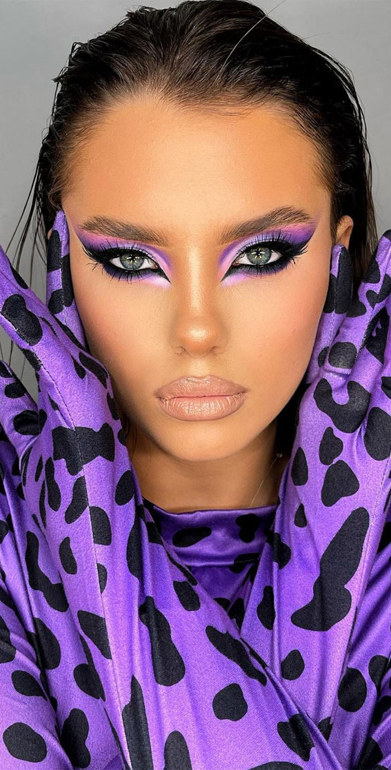 purple eyeshadow lookss