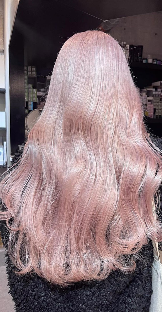 50+ Ways To Wear Spring's Best Hair Colours : Pastel Pink