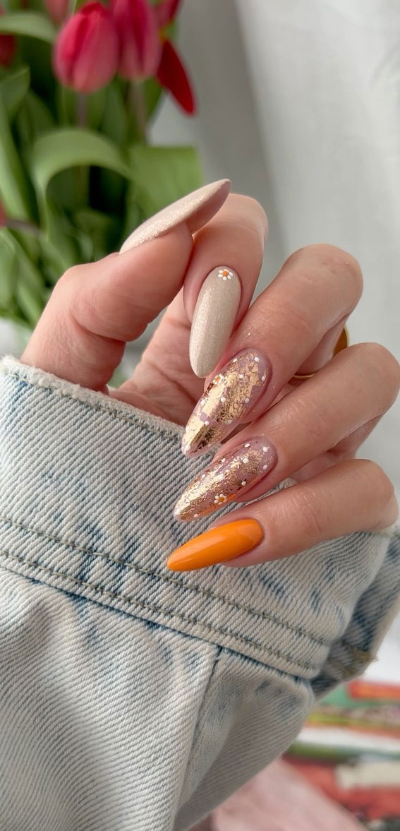 french nails, spring nails, nail art designs, almond nails, nail colour ideas, nail ideas 2023, short nail designs