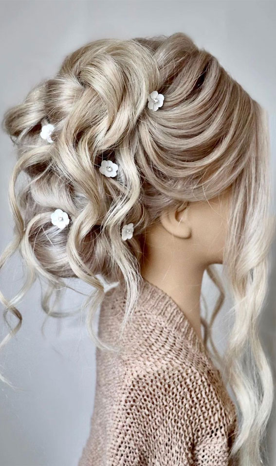40 Updo Hairstyles Perfect For Any Occasion : Soft Loose Curl Tendrils
