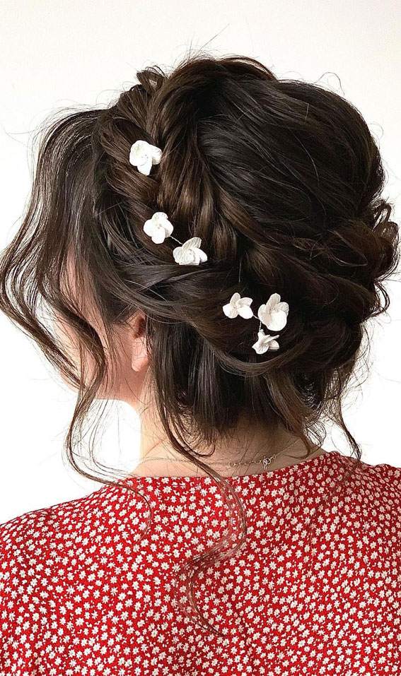 40 Updo Hairstyles Perfect For Any Occasion : Crown Braid