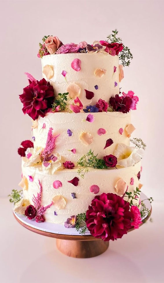 33 Edible Flower Cakes That’re Simple But Outstanding : Freeze-Dried Organic Flowers
