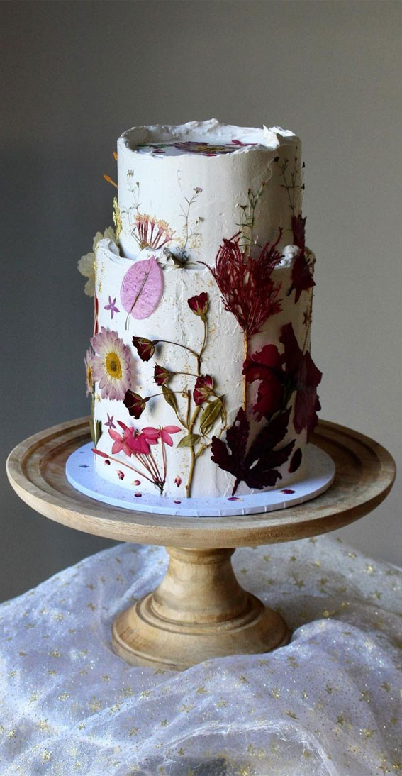 33 Edible Flower Cakes That’re Simple But Outstanding : Edible florals