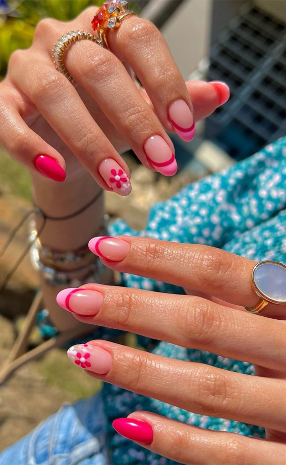 Create fancy floral nail designs with 6 Lecenté foils  Scratch Magazine