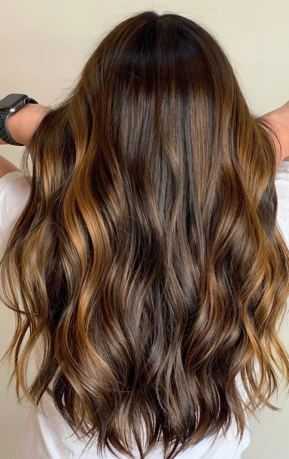57 Cute Hair Colours and Hairstyles : Enlightened Brunette