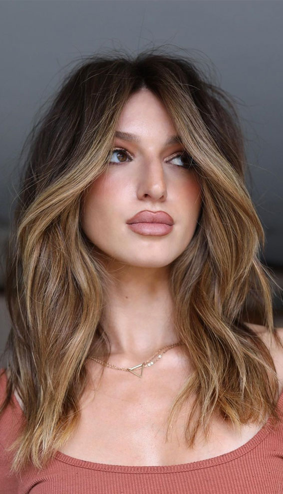 57 Cute Hair Colours and Hairstyles : Blonde Dimensional Highlights