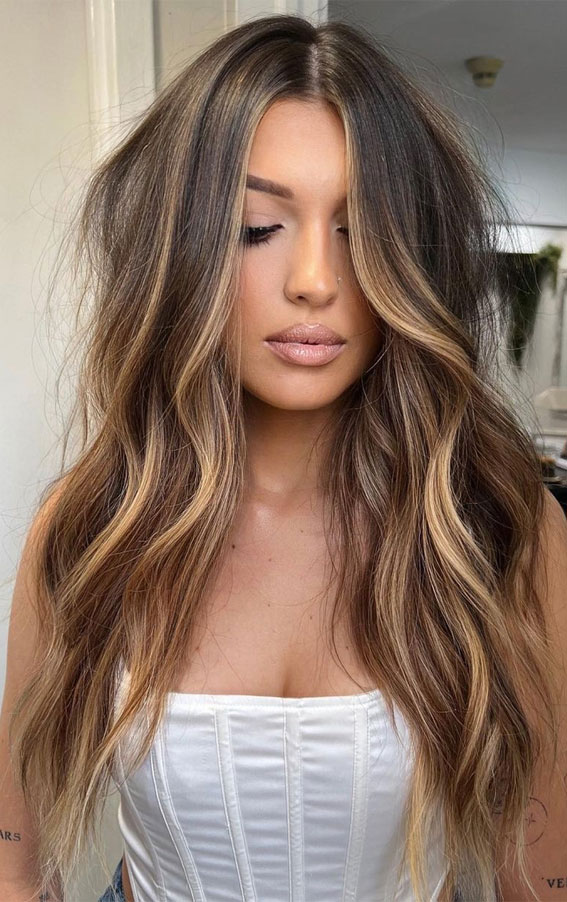 50 Cute Summer Hair Colours : Salted Caramel Topped Brownie