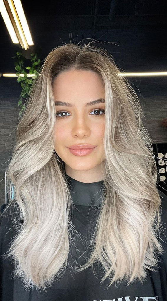 50 Cute Summer Hair Colours : Steel Blonde