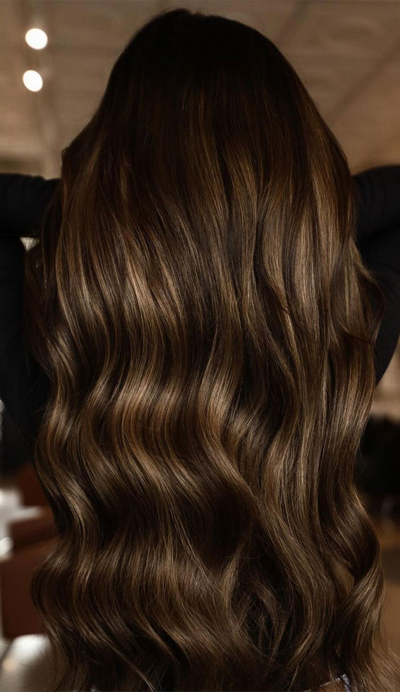 57 Cute Hair Colours and Hairstyles : Caramel Glazed Chocolate