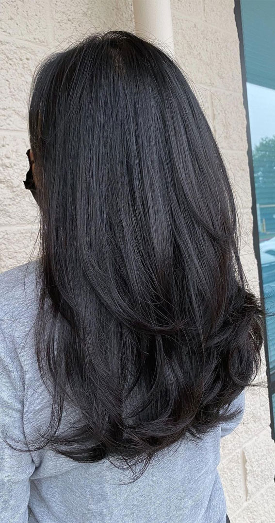 50+ Different Styles of Layered Haircuts : Rich Brunette Layers