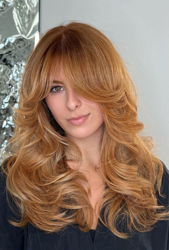 50+ Different Styles of Layered Haircuts : Blonde Butterfly Layers