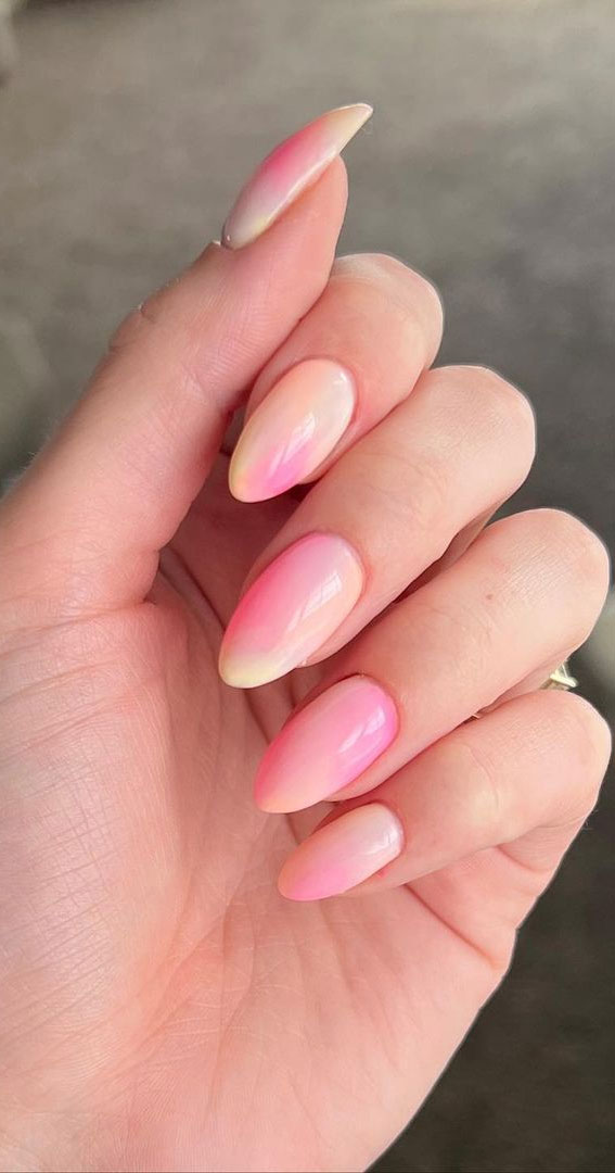Cute Spring Nails To Inspire You : Pink Milky Nails