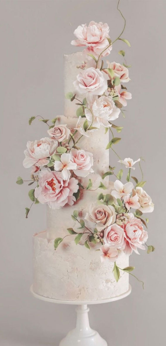 Beautiful 50+ Wedding Cakes to Suit Different Styles : Rustic Stone