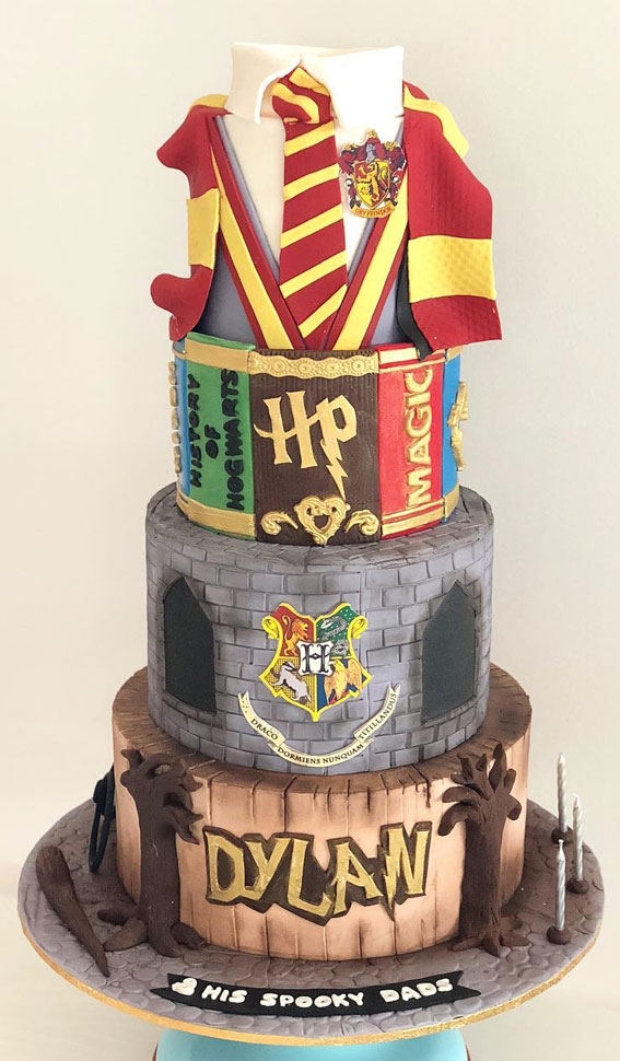 40 The Magical Harry Potter Cake Ideas : Halloween Harry Potter Cake