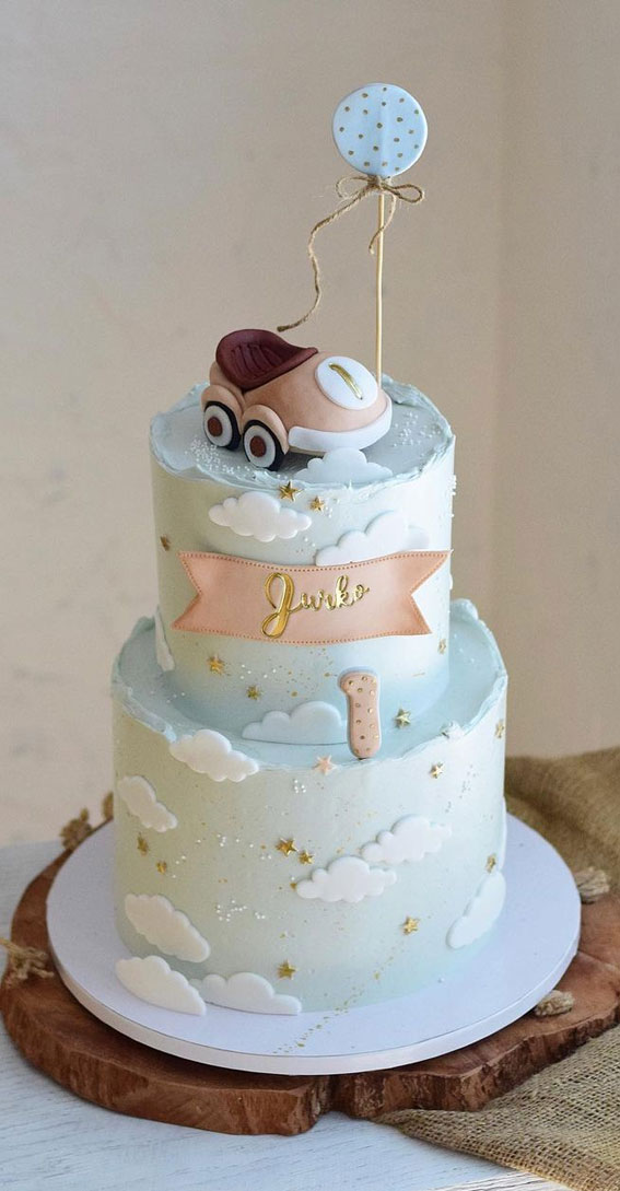 45 Cake Ideas to Remember for Baby’s First Milestone : Dreamy 1st Birthday Cake