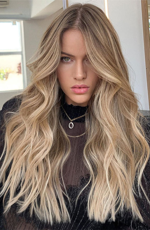 Sophisticated Hair Colour Ideas for a Chic Look : Blonde Gradient Effect