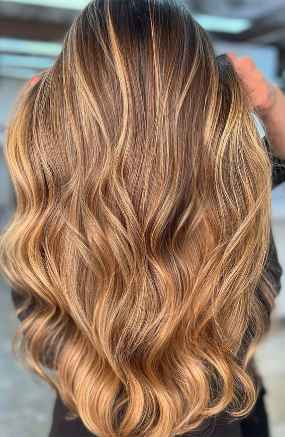 Sophisticated Hair Colour Ideas for a Chic Look : Salted Caramel Beauty