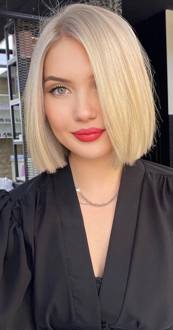 sleek bob, bob hairstyles, bob haircuts, textured bob haircut, bob haircut ideas, classic bob, asymmetric bob, wavy bob, long bob, lob haircuts