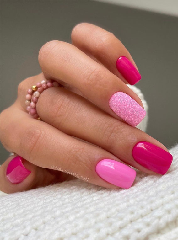 Embrace the Warmth with Radiant Summer Nails : Shades of Pink Nails
