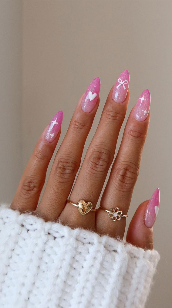 Embrace the Warmth with Radiant Summer Nails : Dreamy Ombre Pink Nails