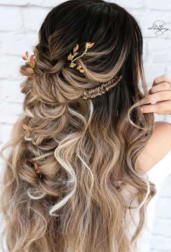 glamorous braids, wedding hairstyle, bridal braids, dutch braid updo, fishtail braid crown, boho braids, braided updo brides, wedding hairstyle braids